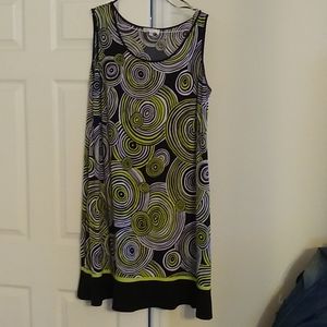 Cute dress, black green gray and white